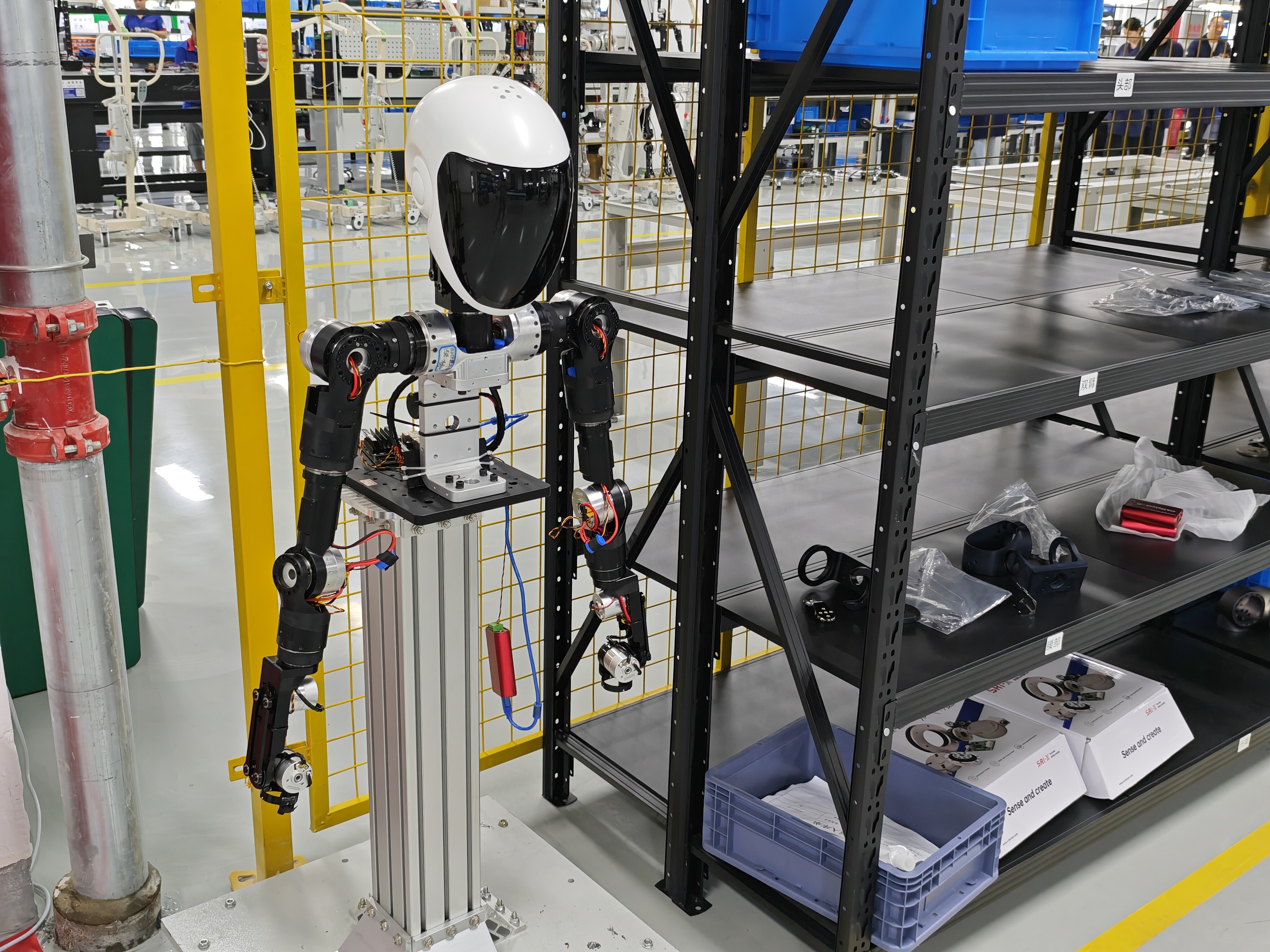 ヒューマノイドロボットの首