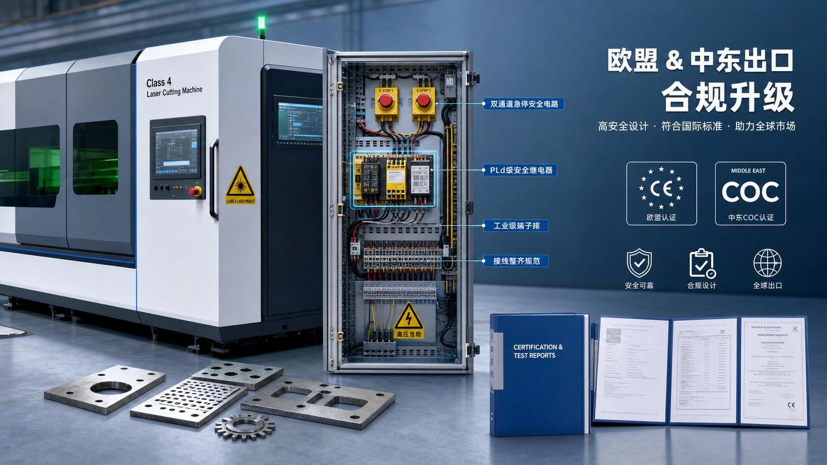 TUV Rheinland クラス4レーザー安全規則を強化