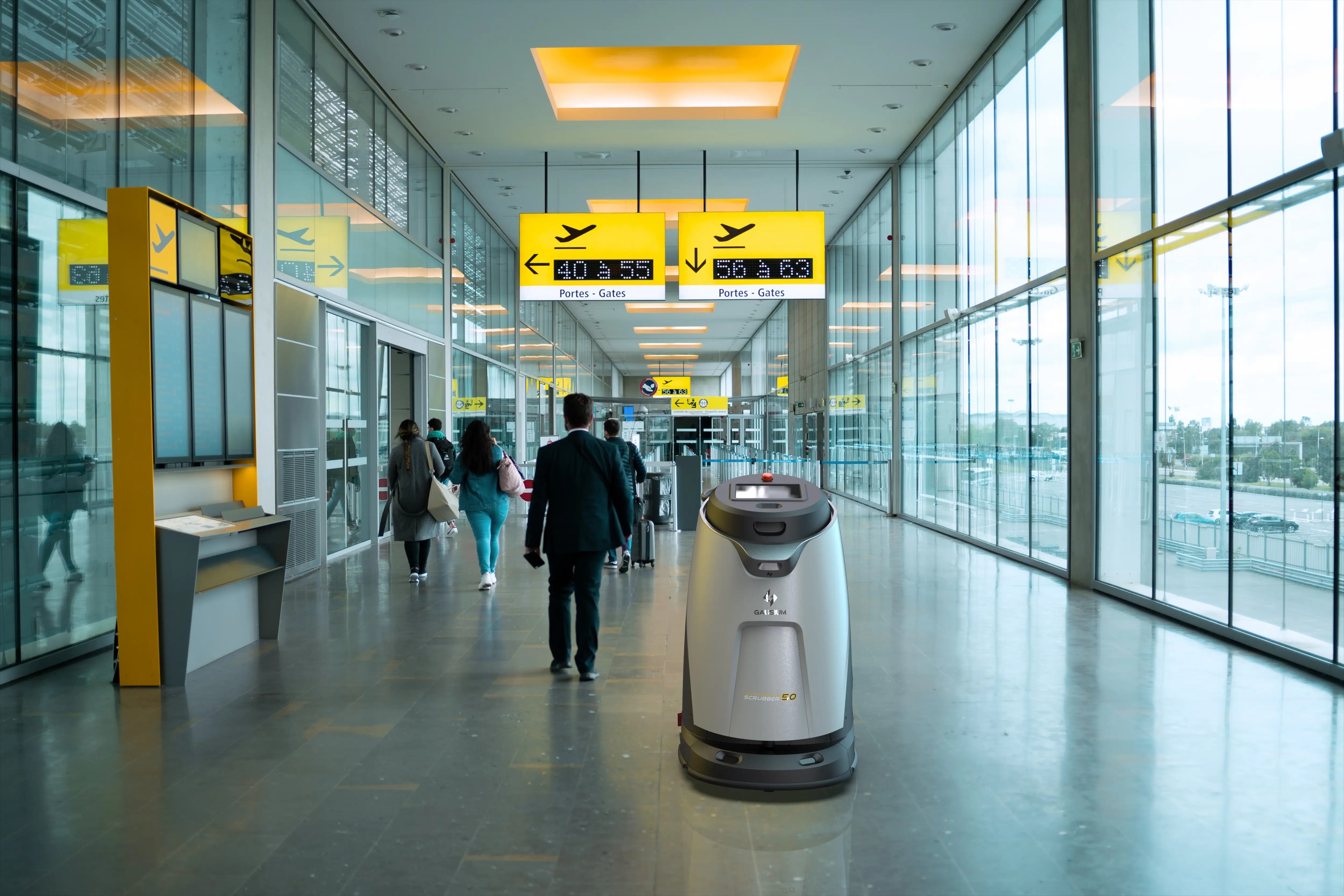 空港サービスロボット用ホイールモーター