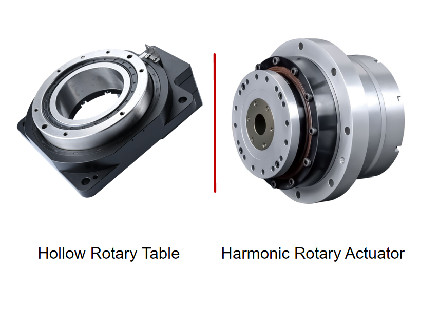 Hollow rotary table and harmonic rotary actuator comparison for high-precision industrial automation