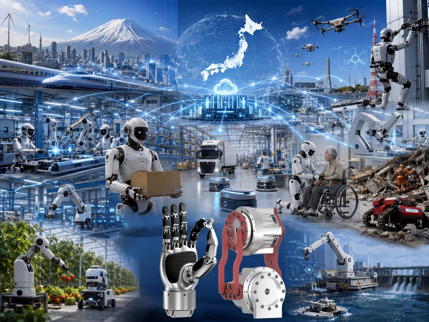 日本が2040年までにAIロボット1,000万台導入へ——ハーモニック関節モジュール市場が大きく成長する理由