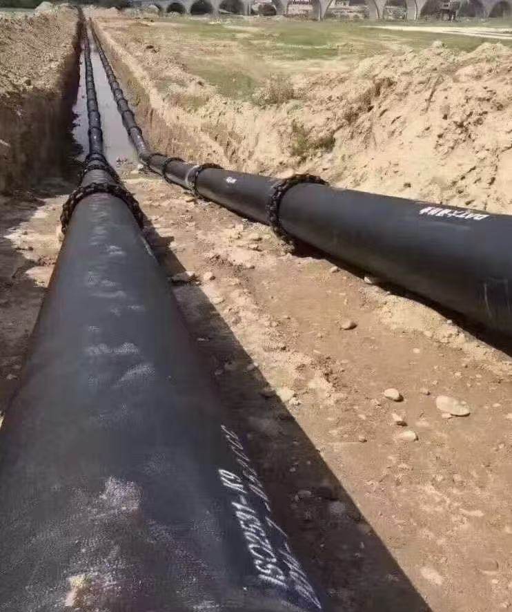 Самоанкерующаяся труба из высокопрочного чугуна типа TF