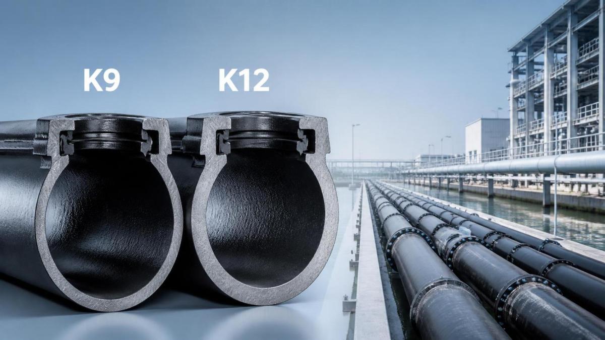 Ductile iron pipe K9 and K12 difference Разница между трубами из высокопрочного чугуна K9 и K12