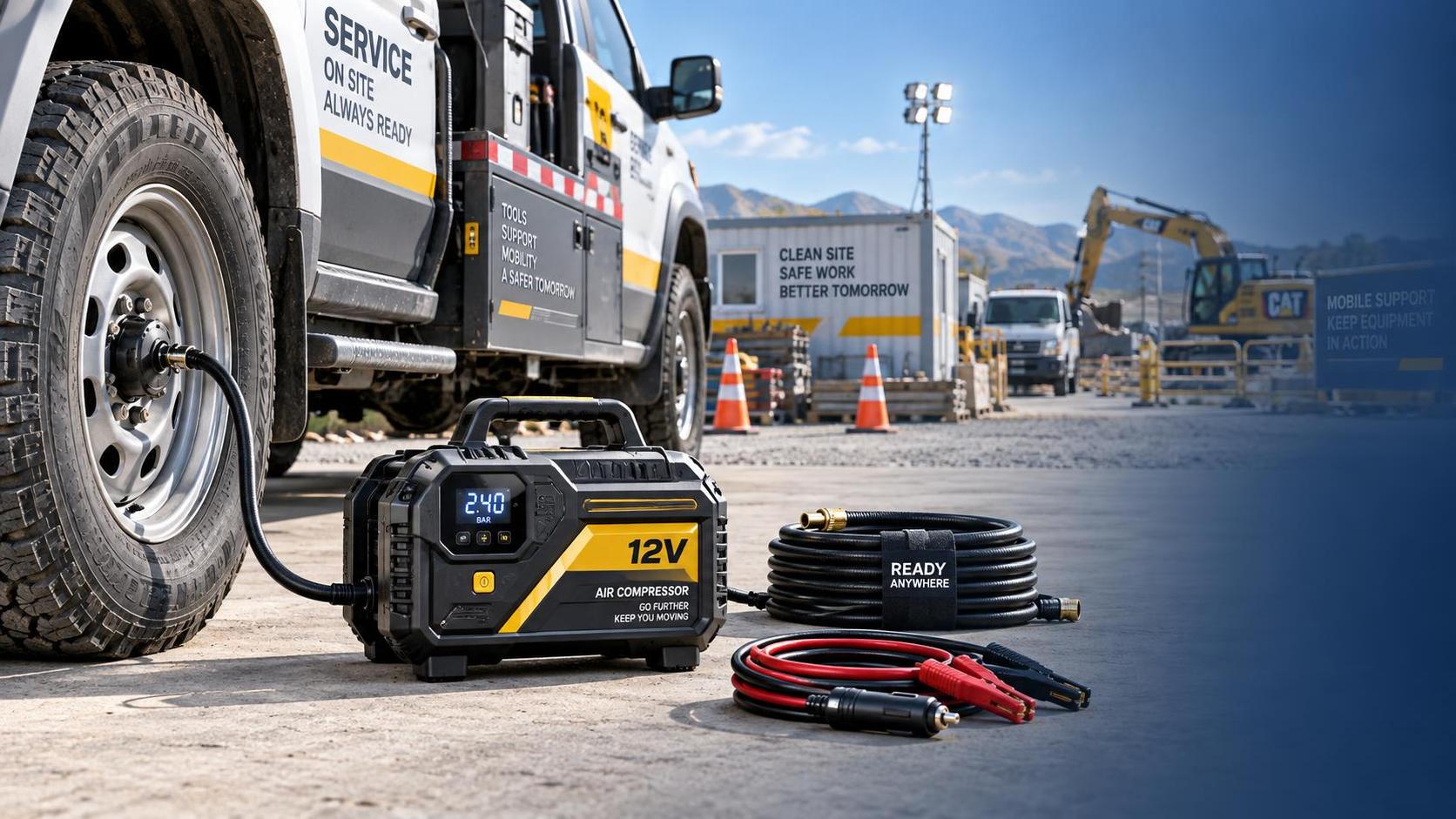 When Is a 12V Portable Air Pump Better Than a Shop Compressor?