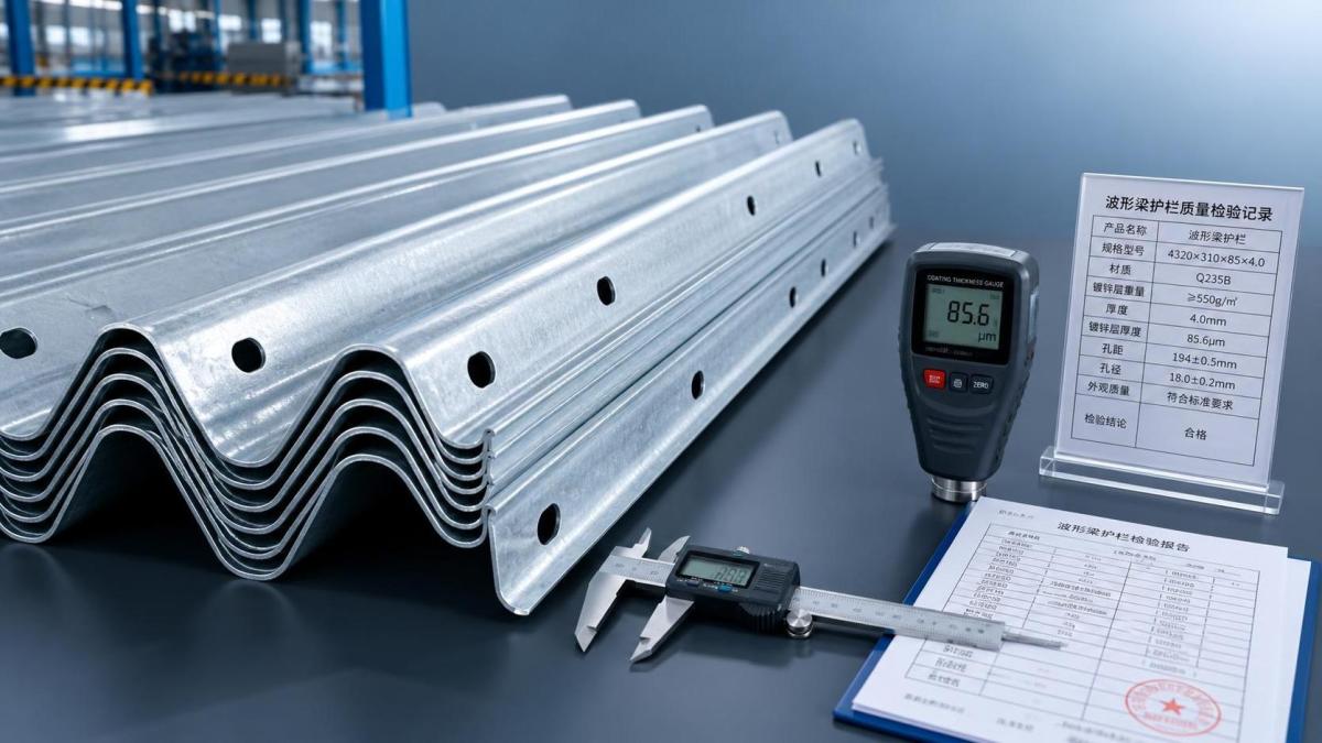 Highway Guardrail Quality Inspection Checklist Контрольный список проверки качества дорожных ограждений