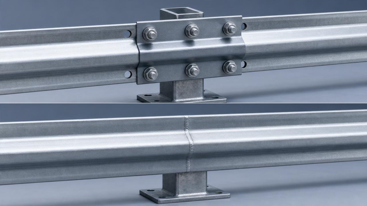 Comparación entre conector de placa de unión y unión soldada
