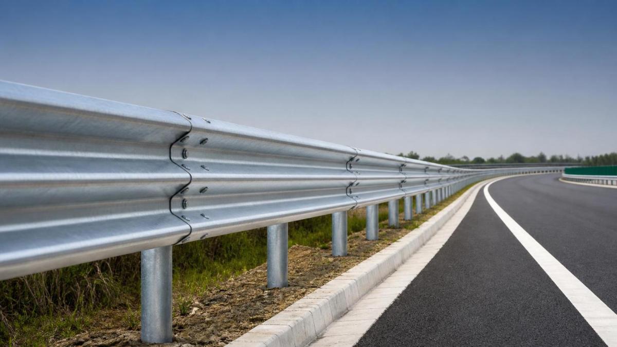 ¿Cuál es la longitud estándar de una barrera de seguridad vial?