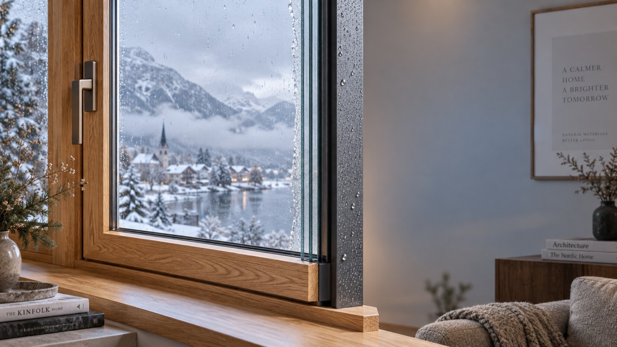 Ventanas de madera y aluminio: evaluación del rendimiento térmico en climas fríos y húmedos