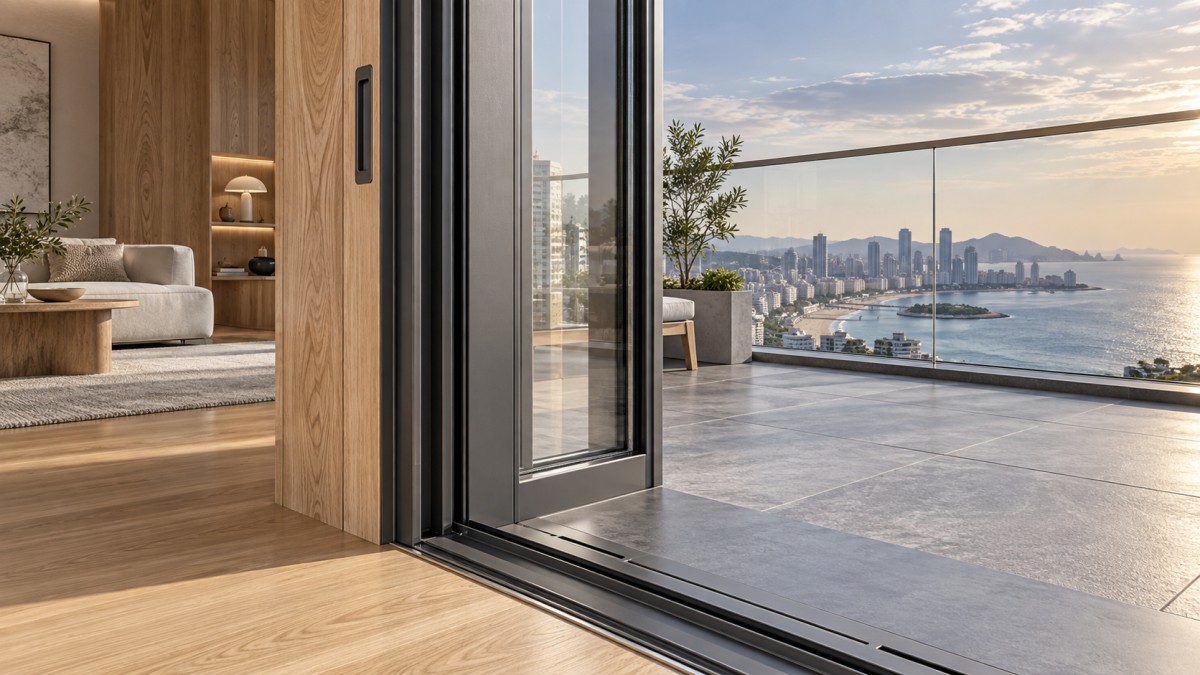 Puertas de madera y aluminio: comparación de la resistencia a la intemperie para edificios costeros y urbanos
