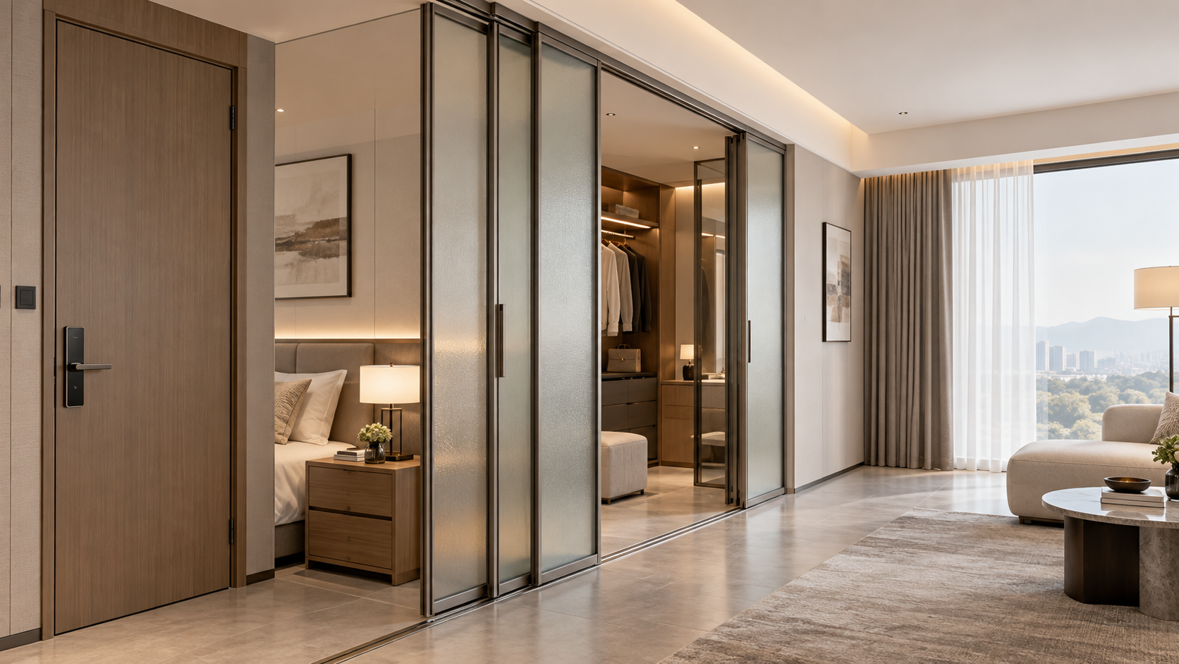 Interiores de hotel: estrategias de puertas y particiones que favorecen la privacidad de los huéspedes y la rotación de habitaciones