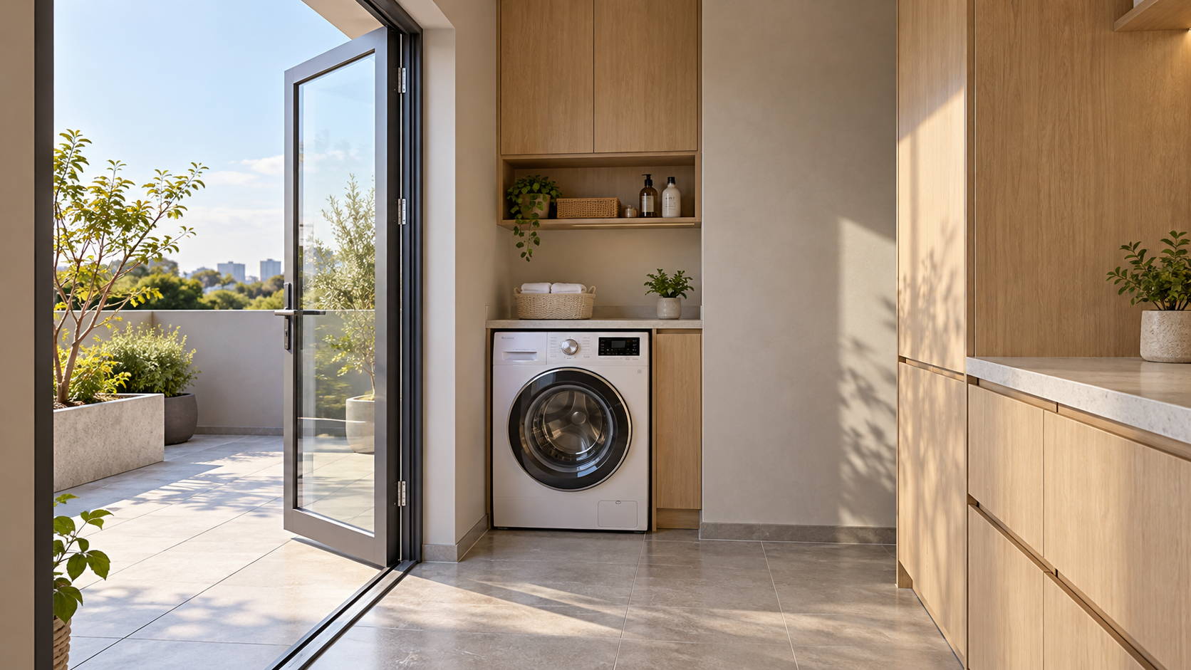 Cuándo son adecuadas las puertas abatibles de aluminio con apertura hacia el exterior para habitaciones pequeñas
