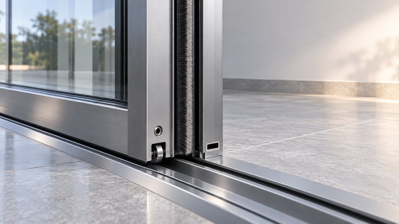 Cómo evitar que las puertas correderas de aluminio vibren con el viento
