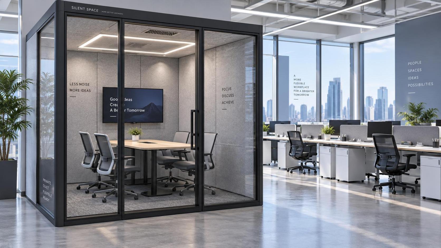 Choosing Prefabricated Office Pods for Private Meetings in Open-Plan Offices
