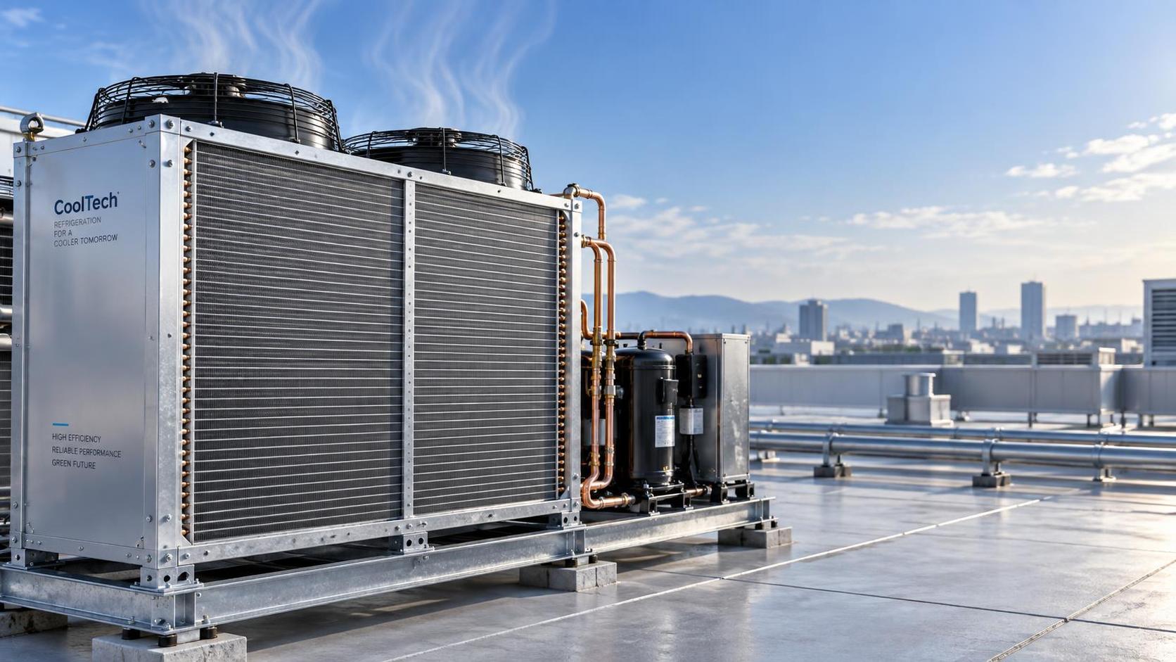What causes high head pressure in an Air-cooled Condenser
