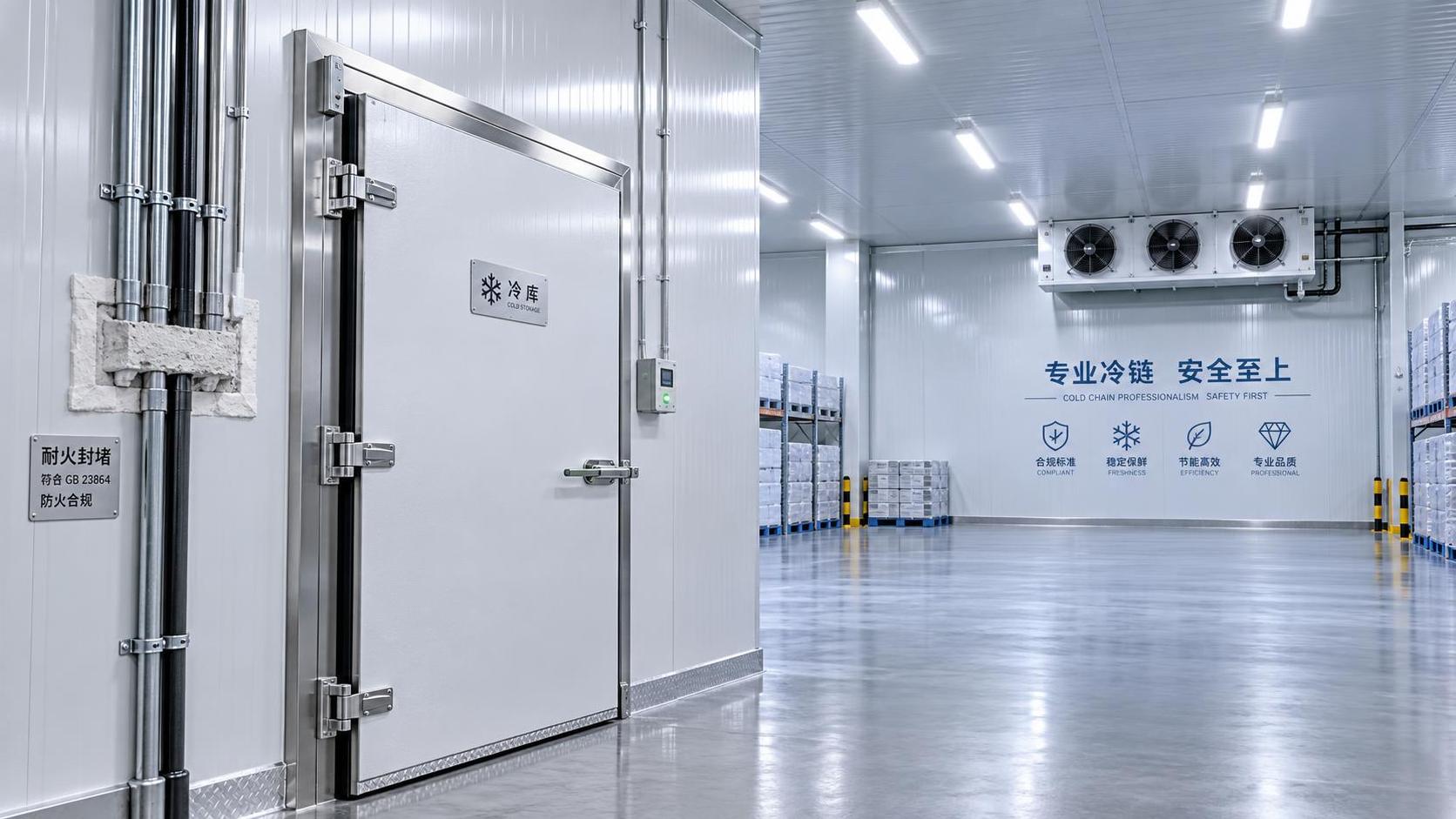 What fire ratings to request from a cold room panel manufacturer