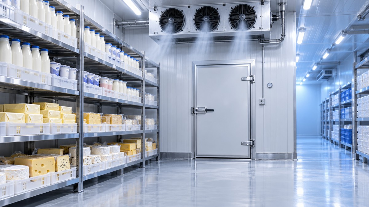 Elección de la temperatura de una cámara frigorífica para el almacenamiento de productos lácteos