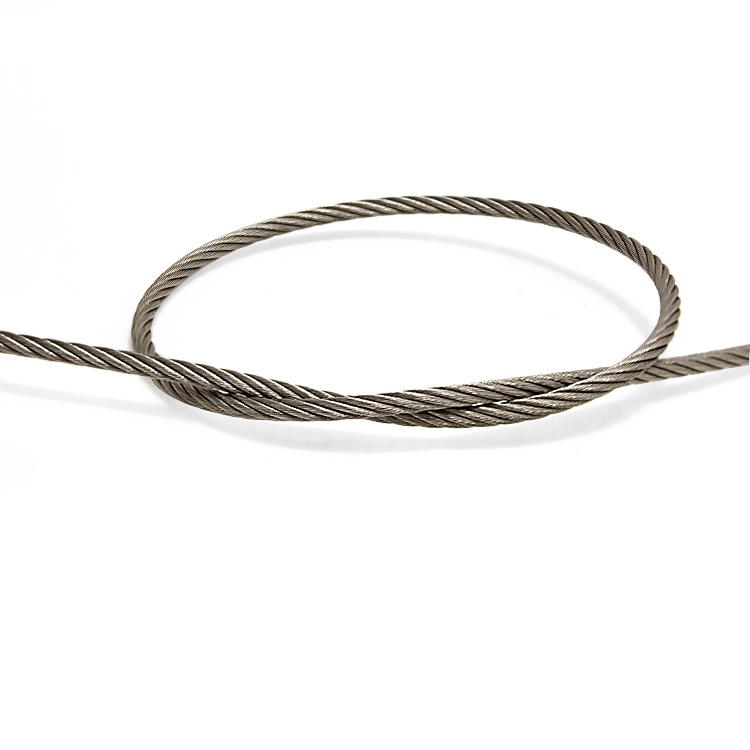 Канат из нержавеющей стали 1x7 0.3-6.0mm используется для подвешивания, тяги и ограждений
