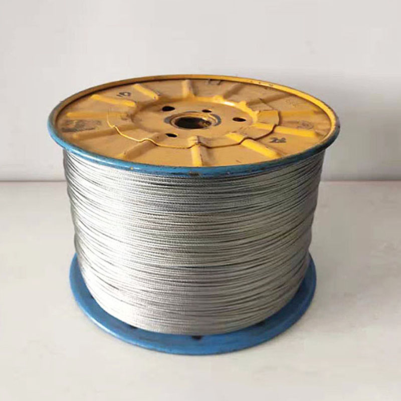 Оцинкованный стальной канат 7x7 со стальным сердечником 1.2-5.0mm для обвязки и ограждений