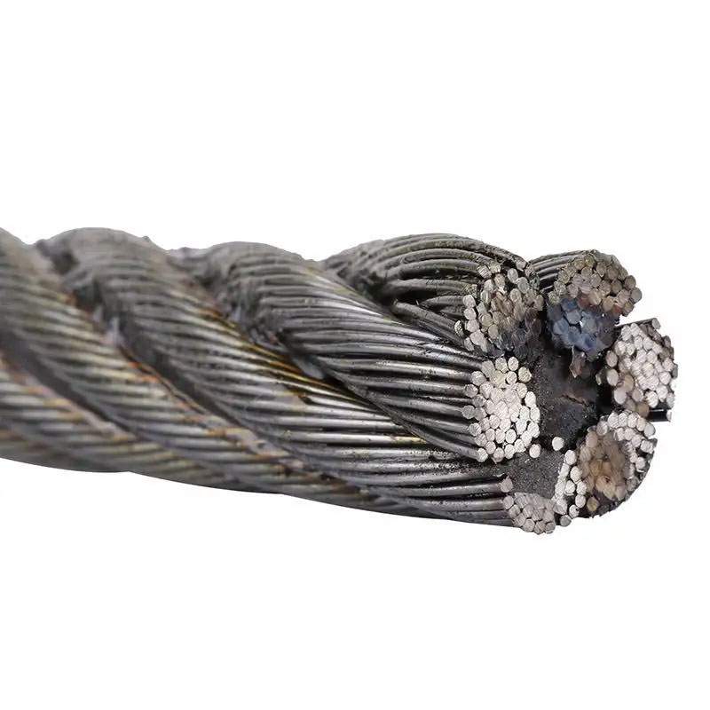 Оцинкованный стальной канат 6x37 10-22mm для подъемного оборудования
