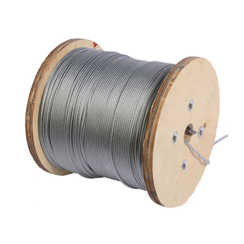 Оцинкованный стальной канат 6x19+FC 3-16mm с волоконным сердечником для подъема