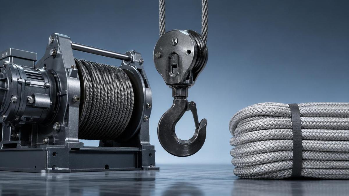 Wire Rope vs Synthetic Rope: What Matters in Heavy Lifting Wire Rope vs Synthetic Rope: What Matters in Heavy Lifting