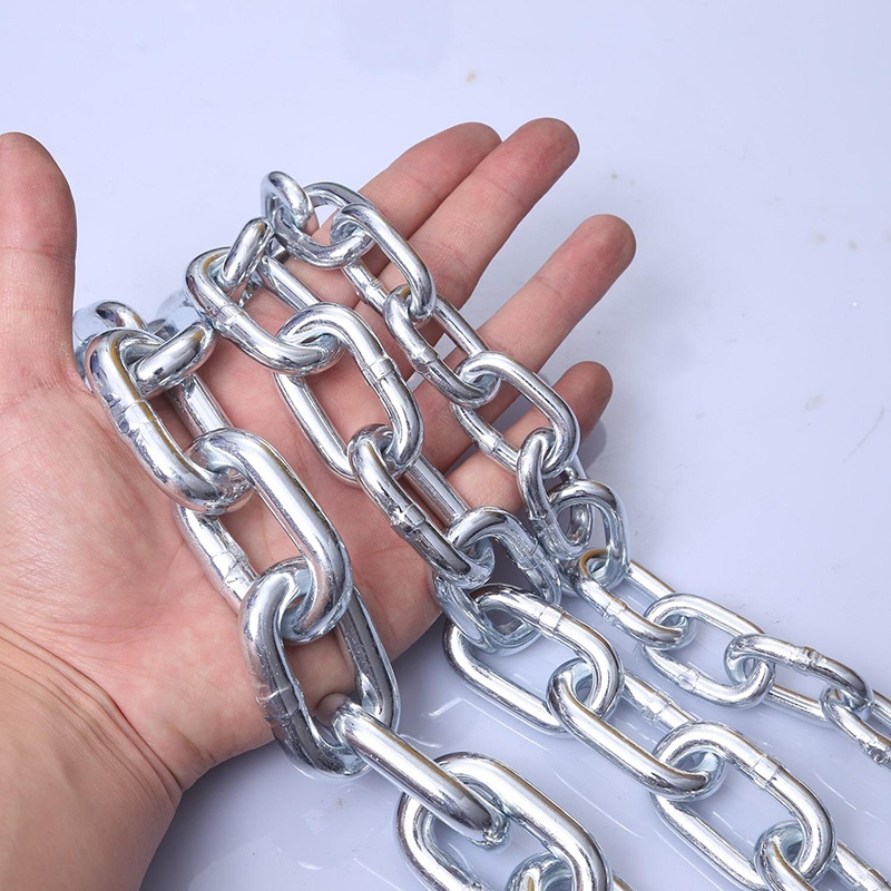 Оцинкованная звеньевая цепь ASTM A413-80 Standard G30 Proof Coil Chain из углеродистой стали Q235