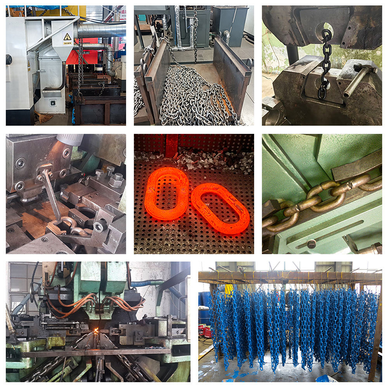 Оцинкованная звеньевая цепь ASTM A413-80 Standard G30 Proof Coil Chain из углеродистой стали Q235