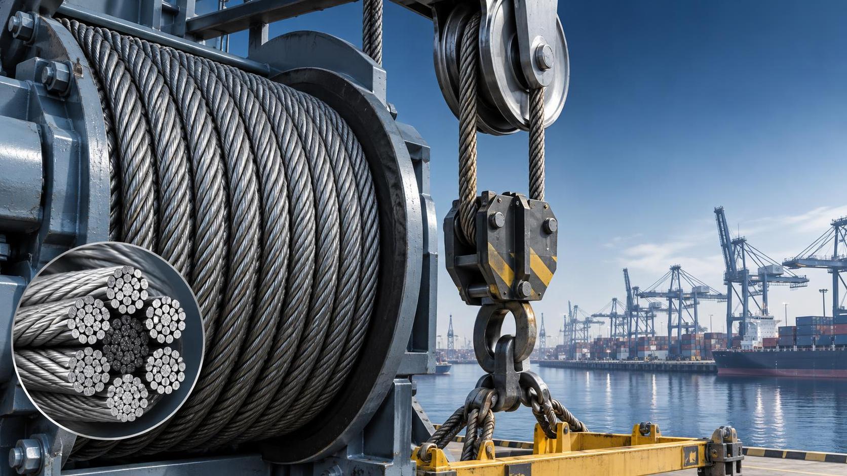 Когда стальной канат 6x19 IWRC подходит для абразивных подъемных работ Когда стальной канат 6x19 IWRC подходит для абразивных подъемных работ