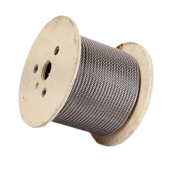 Cable de acero inoxidable 7x7 0.5-6mm para uso en tendedero y cerca