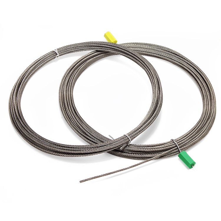 Cable de acero inoxidable 7x7 0.5-6mm para uso en tendedero y cerca