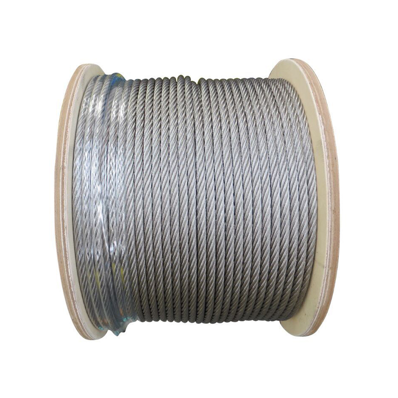 Cable de acero inoxidable 1x19 0.4-5.0mm para uso en accionamiento por tracción