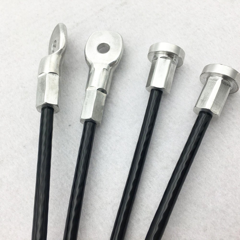 Cable de acero galvanizado 7x19 recubierto de PU de 5mm 6mm para uso en cables de gimnasio
