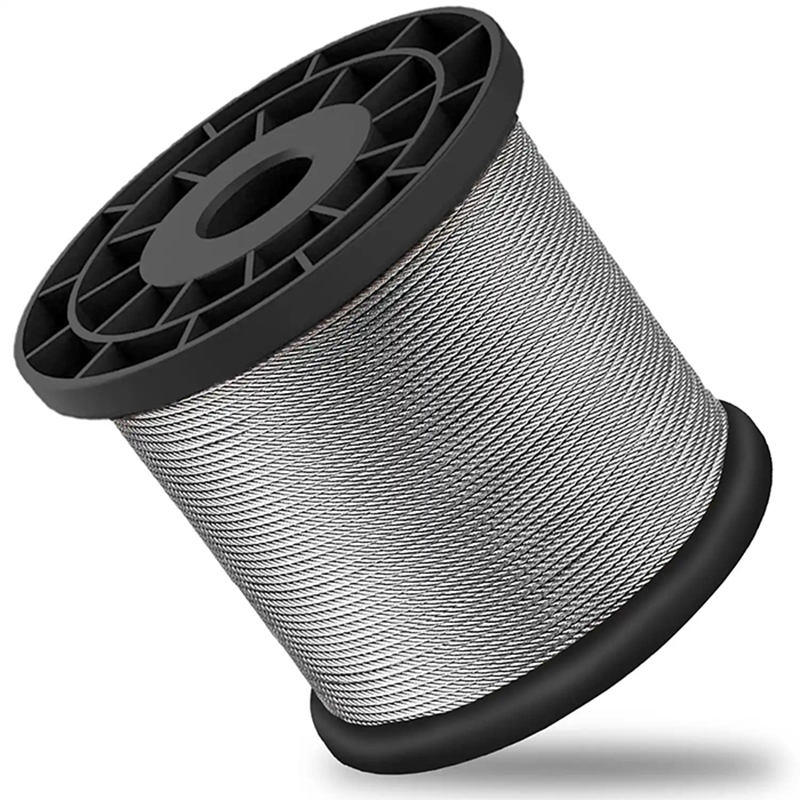 Cable de acero galvanizado con alma de acero 7x7 1.2-5.0mm para uso en atado y cercas