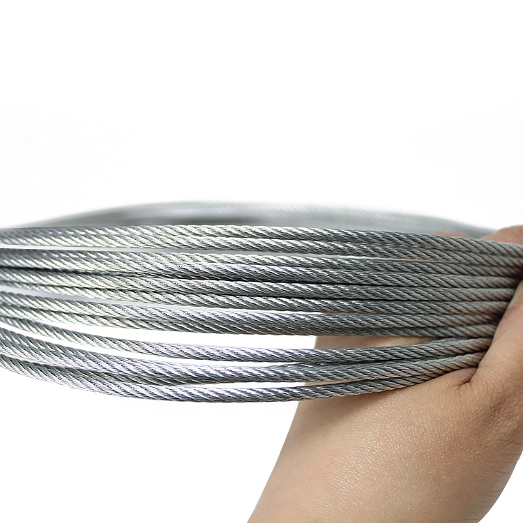 Cable de acero galvanizado con alma de acero 7x7 1.2-5.0mm para uso en atado y cercas