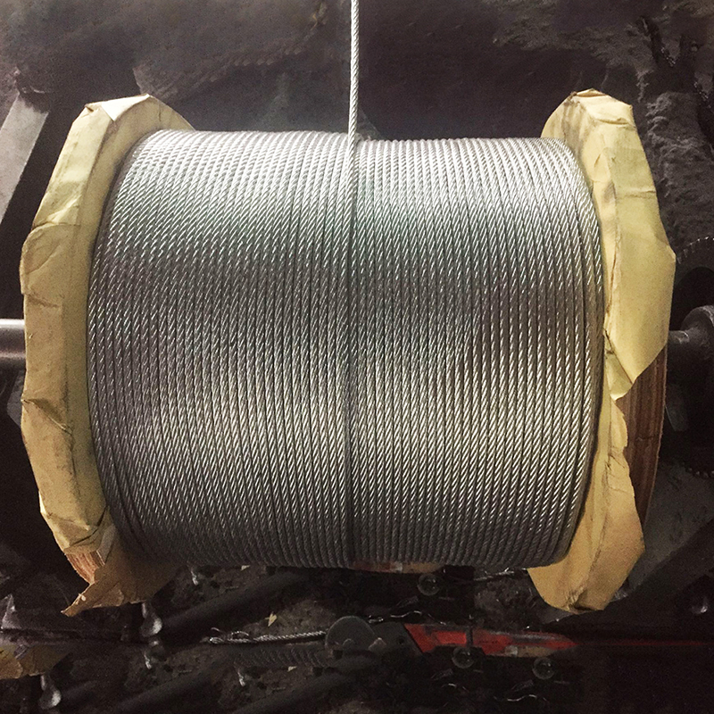 Cable de acero galvanizado 6x12+7FC 3-12mm uso para atado remolque carga ligera agricultura