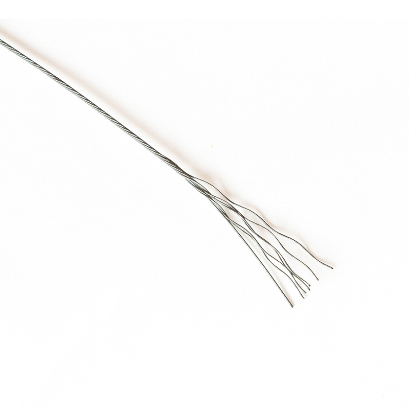 Cable de acero galvanizado 1x7 0.6-3.0mm para colgar y tirar de alambre