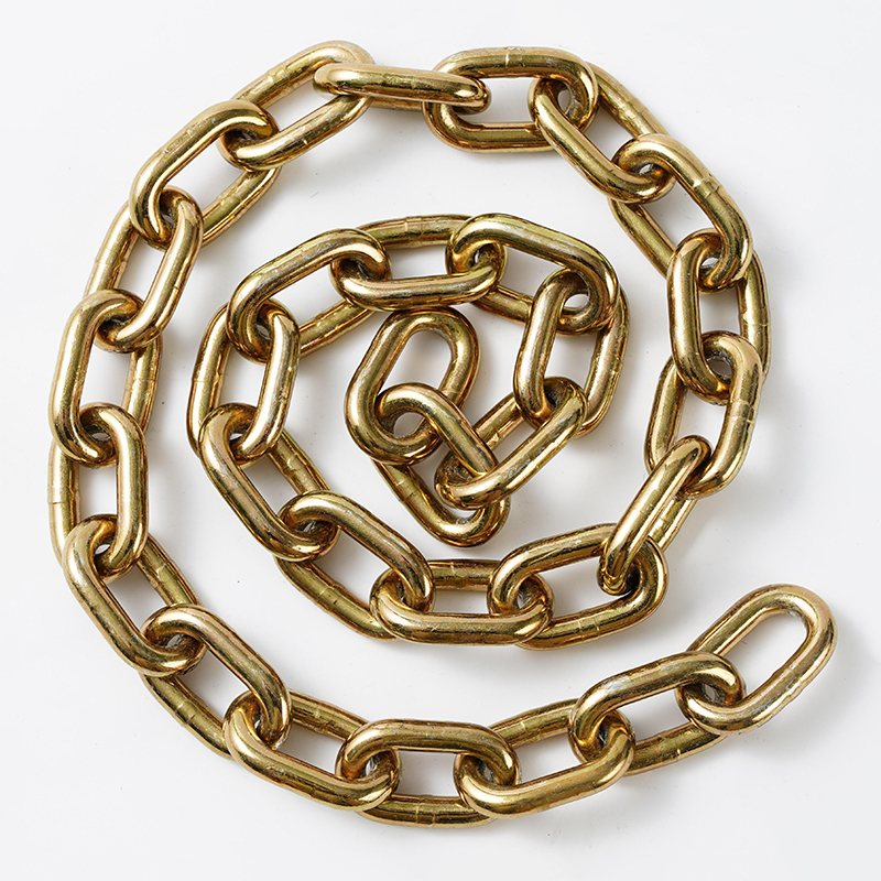 Cadena de remolque para camión NACM90 G70 galvanizada amarilla 5/16