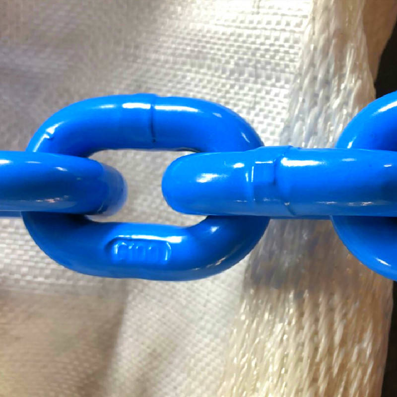 En 818-2 G100 Cadena de elevación de acero aleado de eslabón corto de alta resistencia 