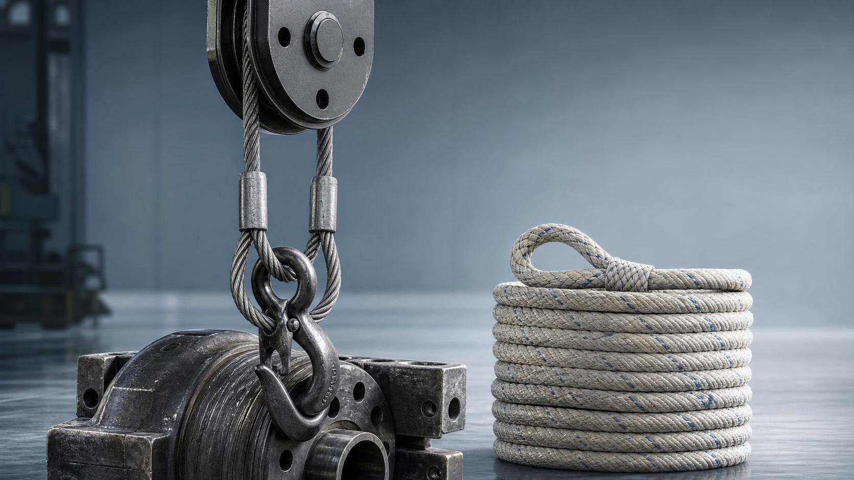 Cable de acero vs cuerda de fibra: cómo comparar resistencia, flexibilidad y vida útil
