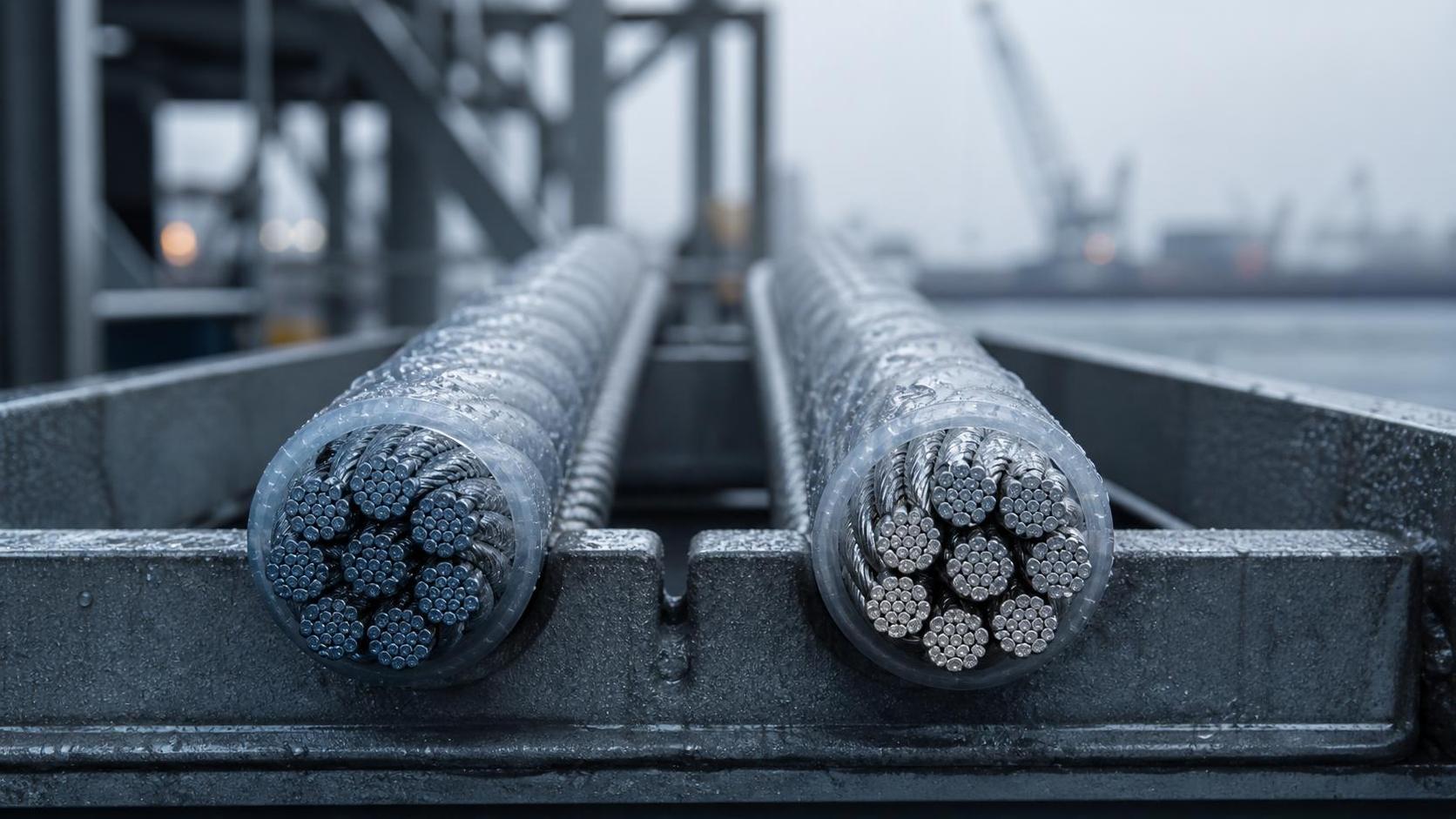How Salt Spray Exposure Impacts 304 and 316 Nylon Coated Wire Rope