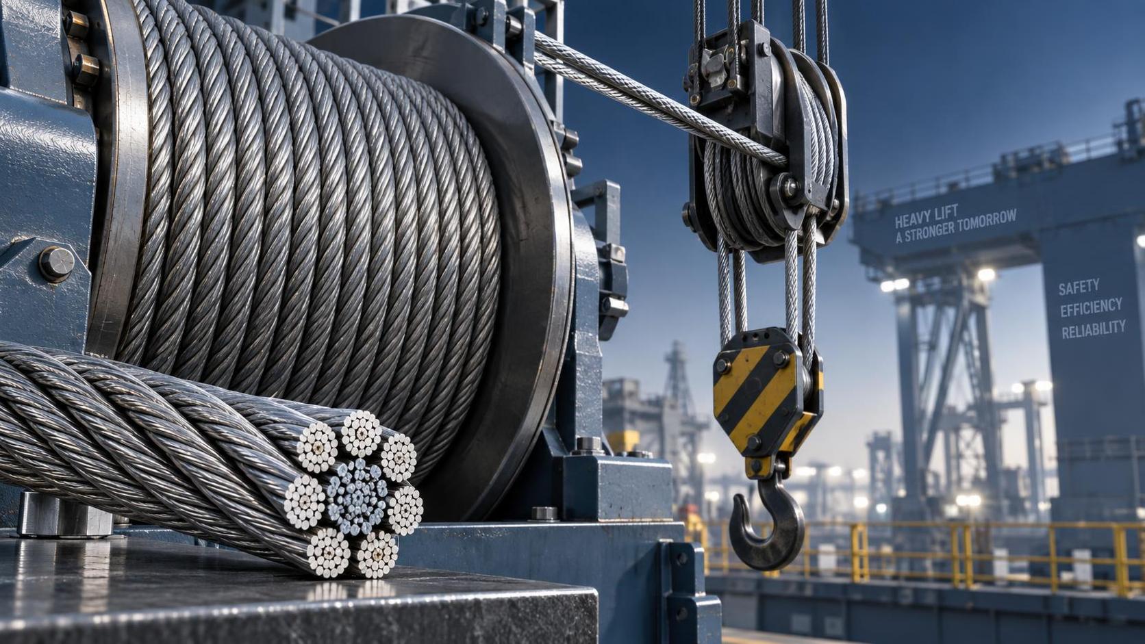 Cuándo el cable de acero con IWRC es más seguro que el cable con alma de fibra