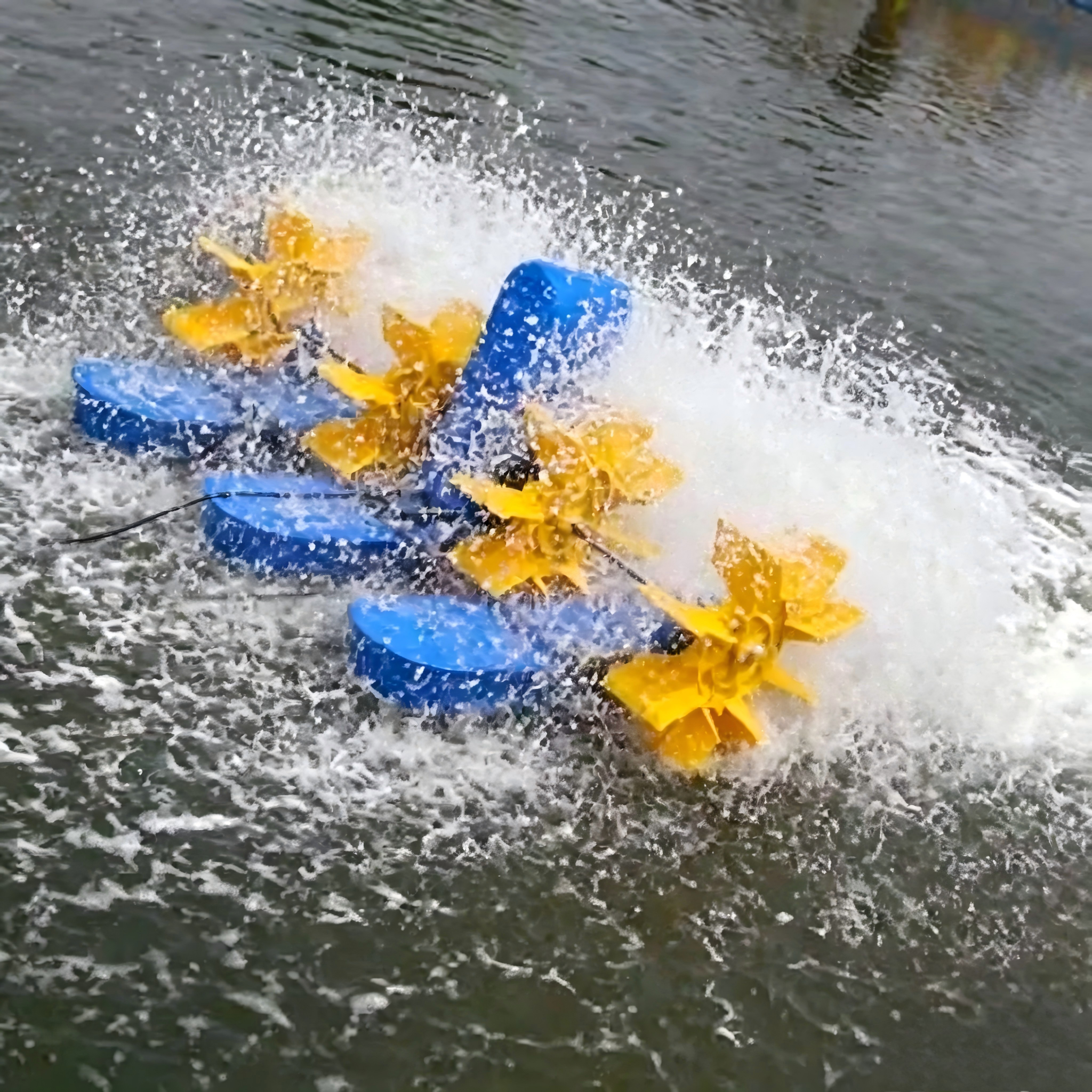 Aireador de rueda de paletas de 2HP para el cultivo de peces y camarones