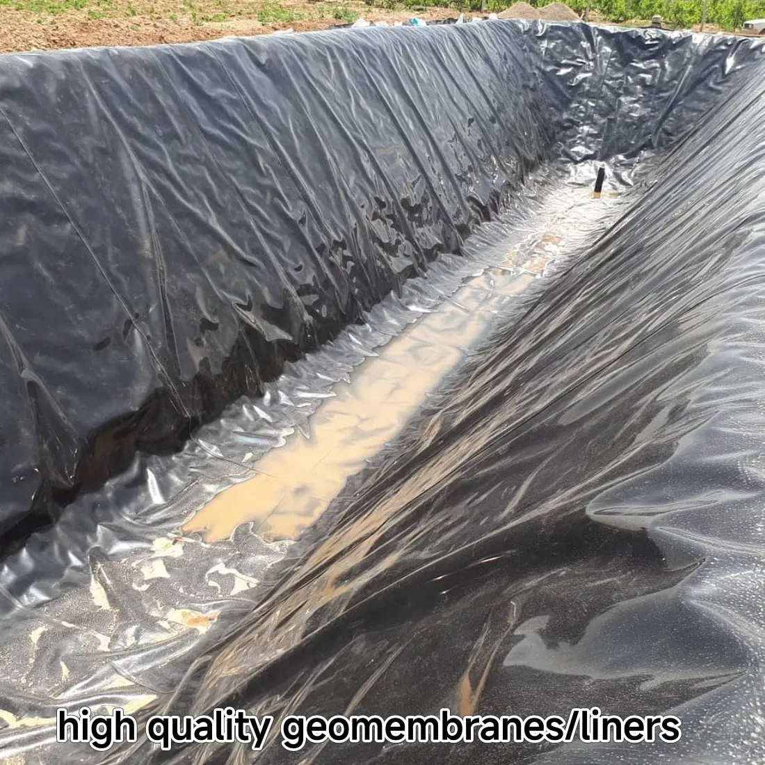 Geomembrana impermeable de revestimiento para estanques de HDPE LDPE LLDPE en lámina