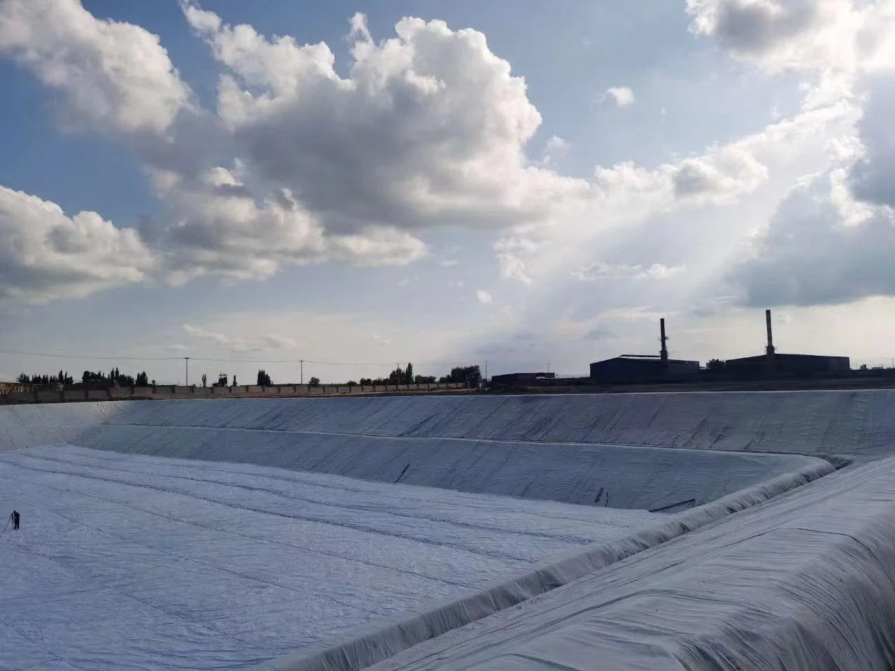 Geomembrana impermeable de revestimiento para estanques de HDPE LDPE LLDPE en lámina