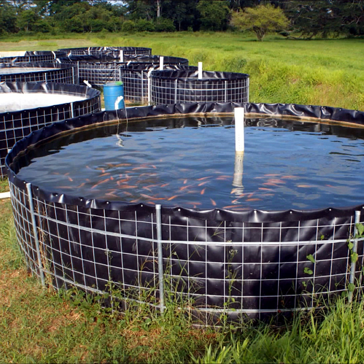 Geomembrana de material impermeabilizante de HDPE para revestimiento de estanques artificiales