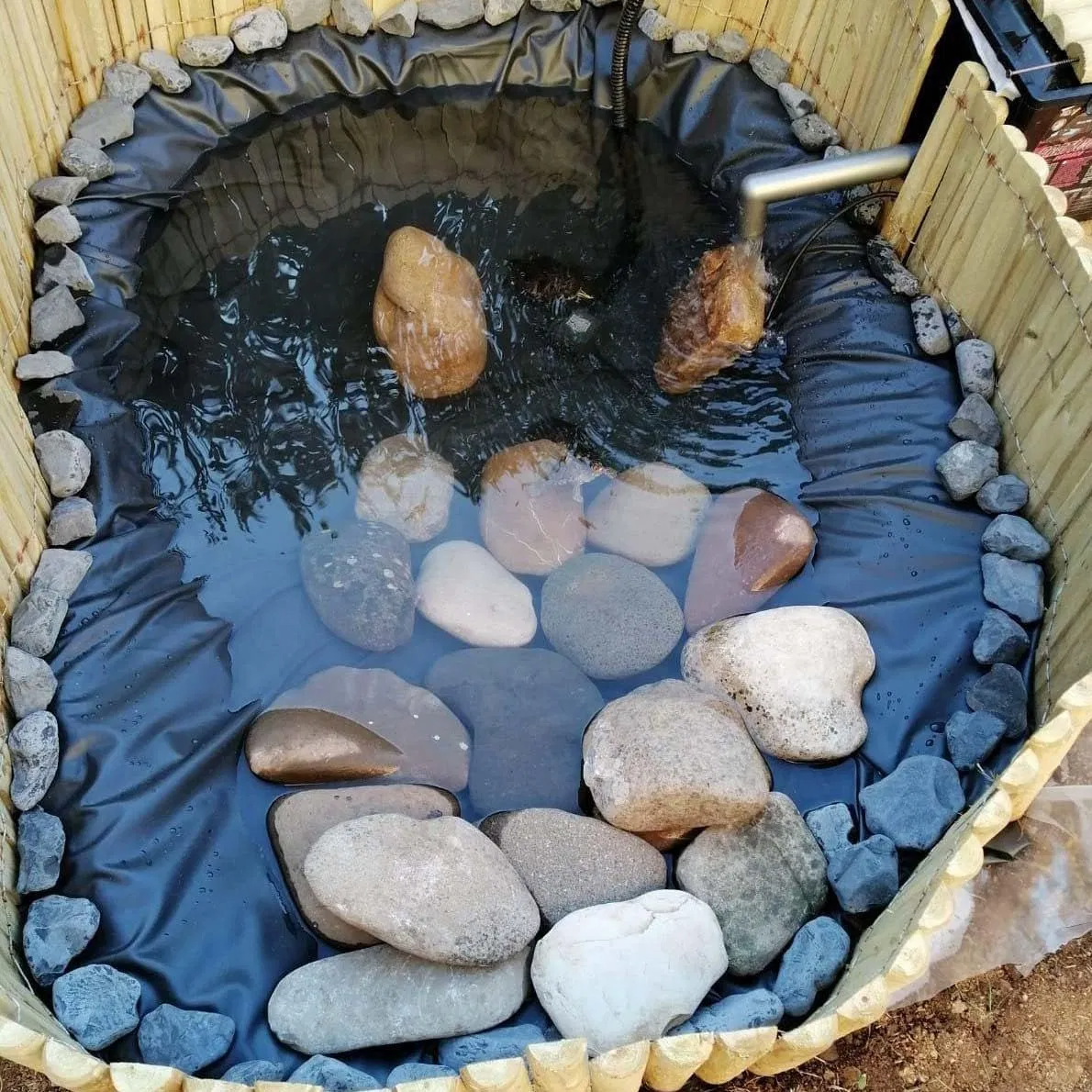 Geomembrana de PE HDPE EPDM para revestimiento de estanque de piscicultura de 0.3mm a 2mm