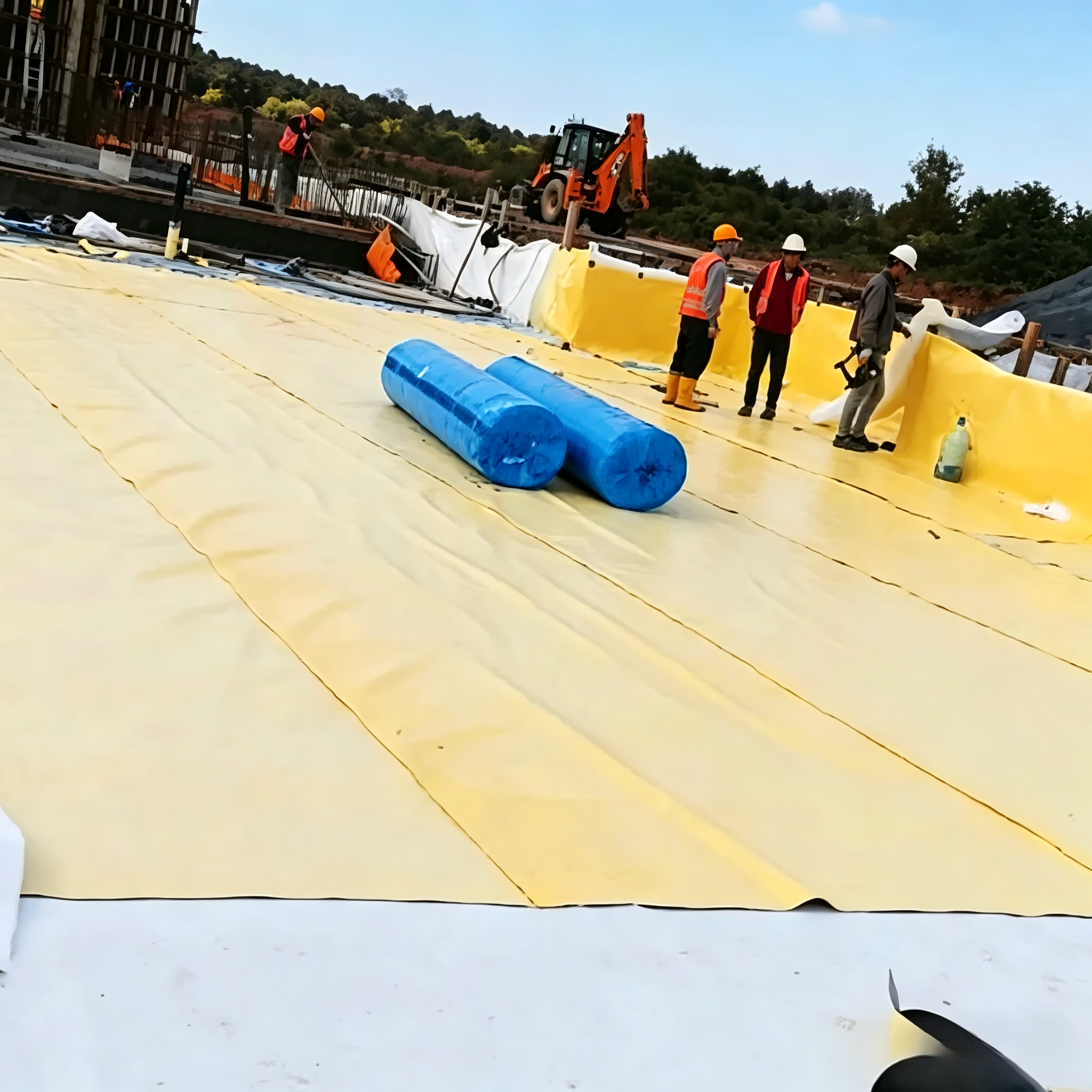 Geomembrana de PVC (policloruro de vinilo)