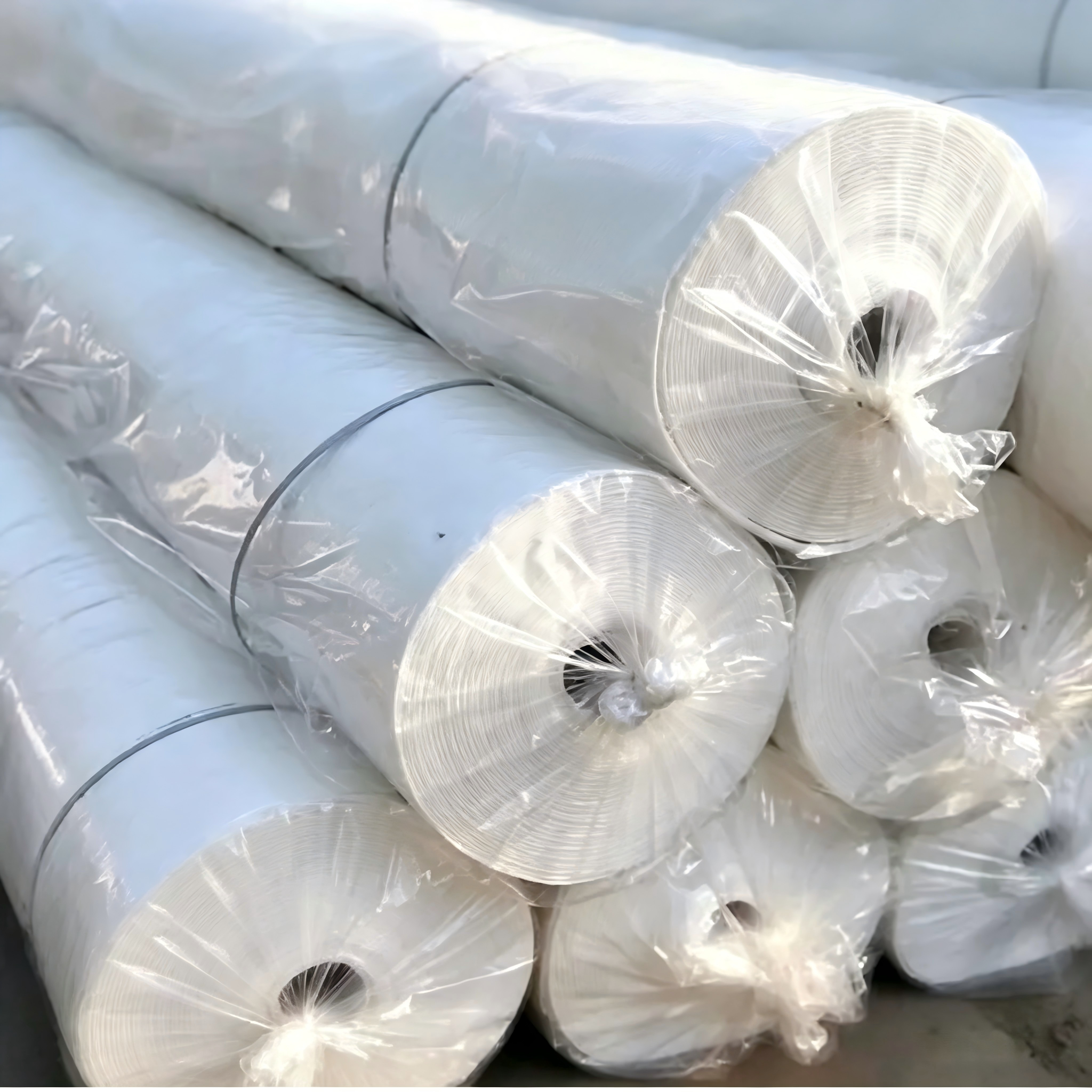 Gran venta Alta adaptabilidad 200g impermeable geotextil textil no tejido de fibra cortada para construcción de carreteras