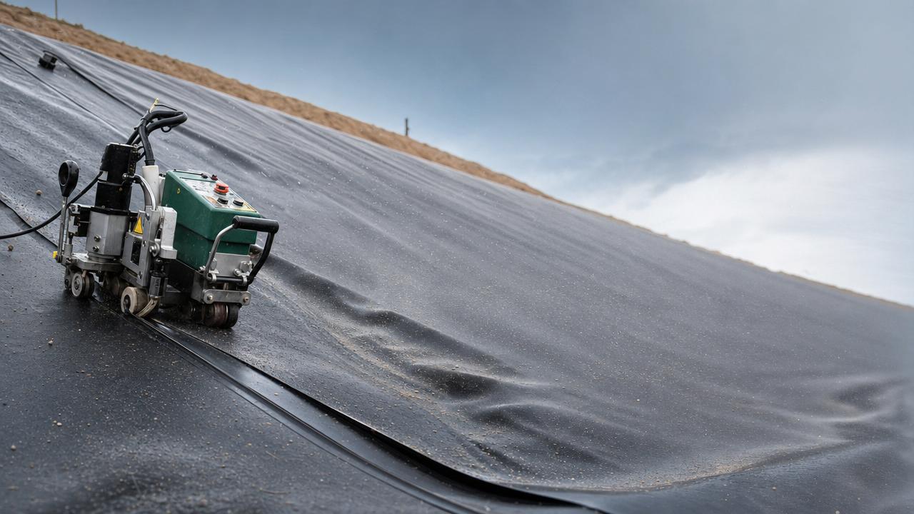 Lluvia, Polvo y Viento: Riesgos en la Soldadura de Geomembranas