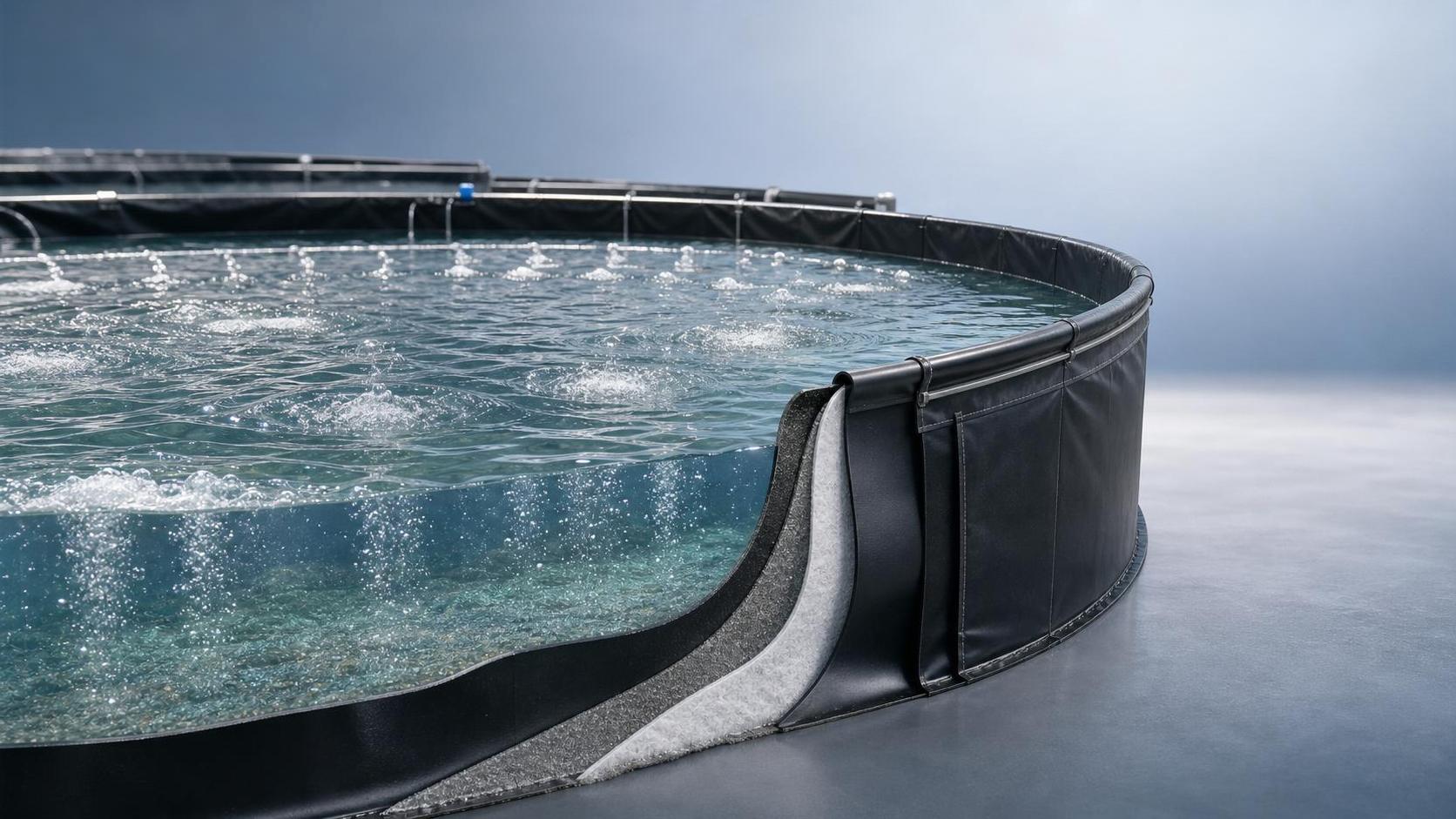 Requisitos del revestimiento para tanque de peces con biofloc: qué importa para la durabilidad y la calidad del agua
